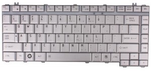 Клавиатура за Toshiba Satellite A200 сребърен цвят